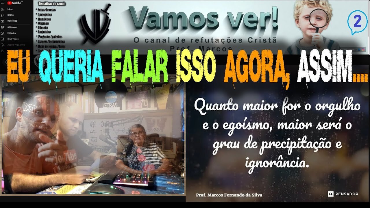 #2 REFLEXÕES DE UM PROFESSOR. Feche os Olhos e Escute ou Leia e Sinta. @Vamosver ​