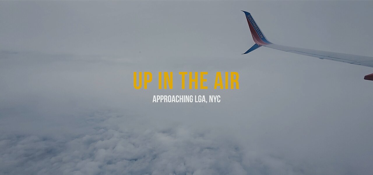 UP IN THE AIR Approaching LGA, NY (LGA) | ASMR Ambience