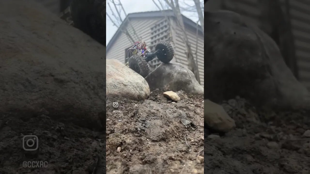 Furitek Gold Digger showing off! #rc #rockbouncer #crawler
