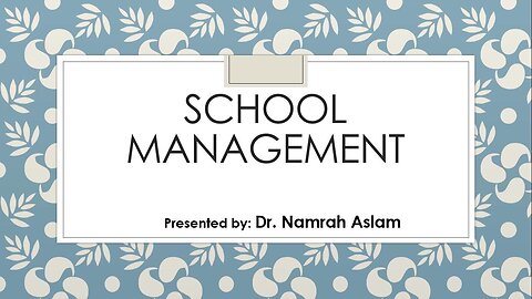 School Management