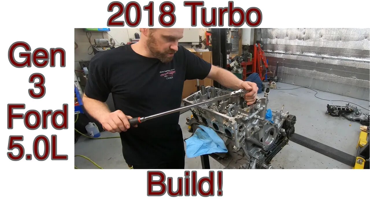 Gen 3 Ford 5.0L coyote Engine Build Tear Down