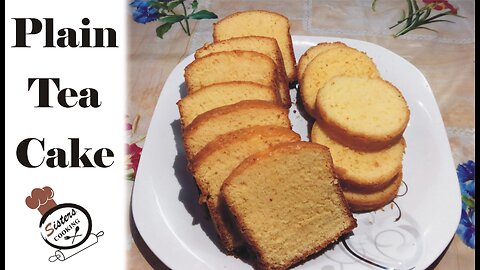 Plain Tea Cake Recipe | Hot milk Tea Cake | Plain Tea Cake without Oven | Plain Cake Recipe