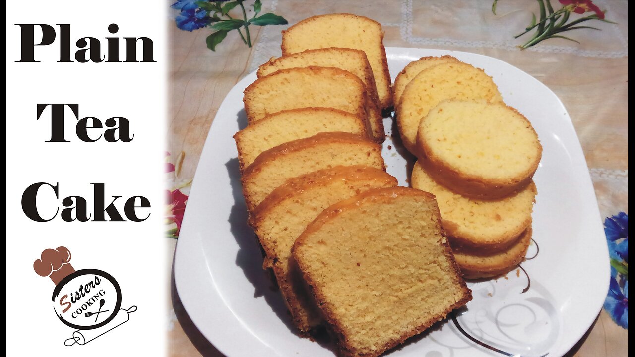 Plain Tea Cake Recipe | Hot milk Tea Cake | Plain Tea Cake without Oven | Plain Cake Recipe