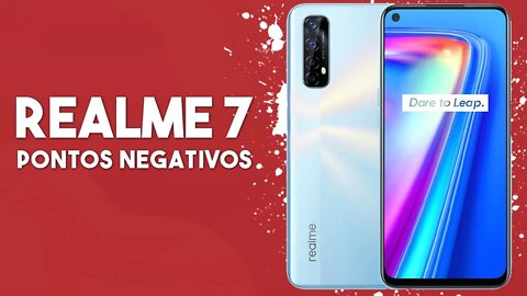 Realme 7 - Pontos Negativos que você PRECISA SABER!