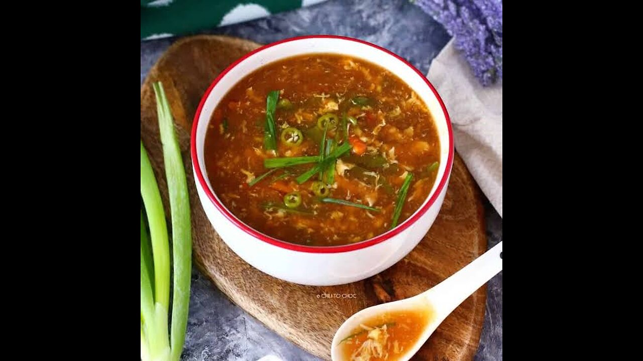 Delicious Restaurant Style Hot & Sour Soup Recipe