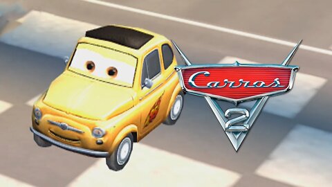 DISNEY CARS 2 (PSP) #8 - Jogando com o Luigi! (PT-BR)