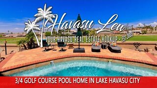 Lake Havasu RV Garage Pool Home on The Golf Course 2349 Cup Dr MLS 1022592