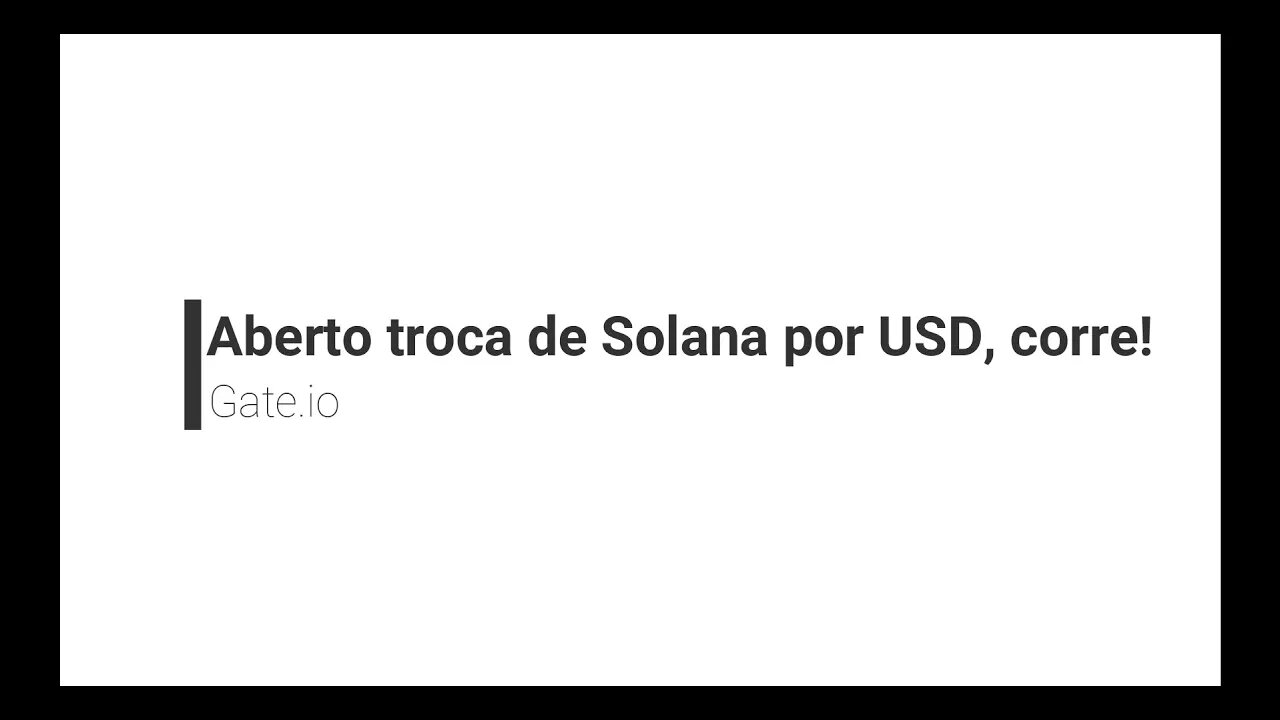 Finalizado - Airdrop - Gateio + Solana