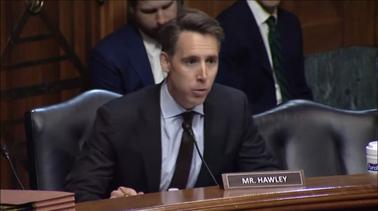 Sen Josh Hawley GRILLS Leftists Lawyer Who Helped Shut Down Churches In DC During COVID