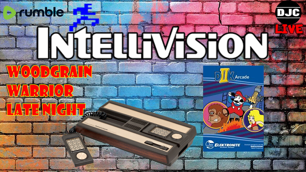 INTELLIVISION - DONKEY KONG D2K and MORE!! Woodgrain Warrior Late Night