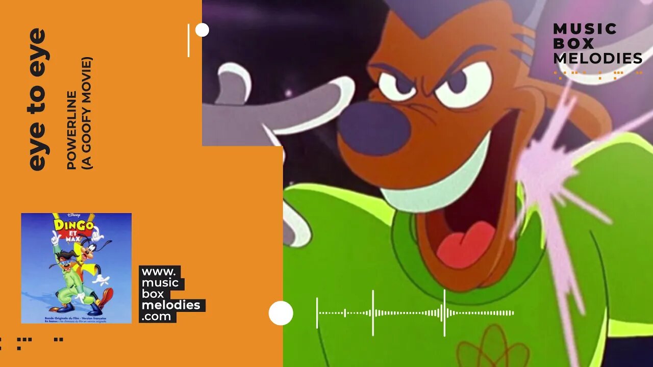 [Music box melodies] - Eye to eye by Powerline (A Goofy Movie)