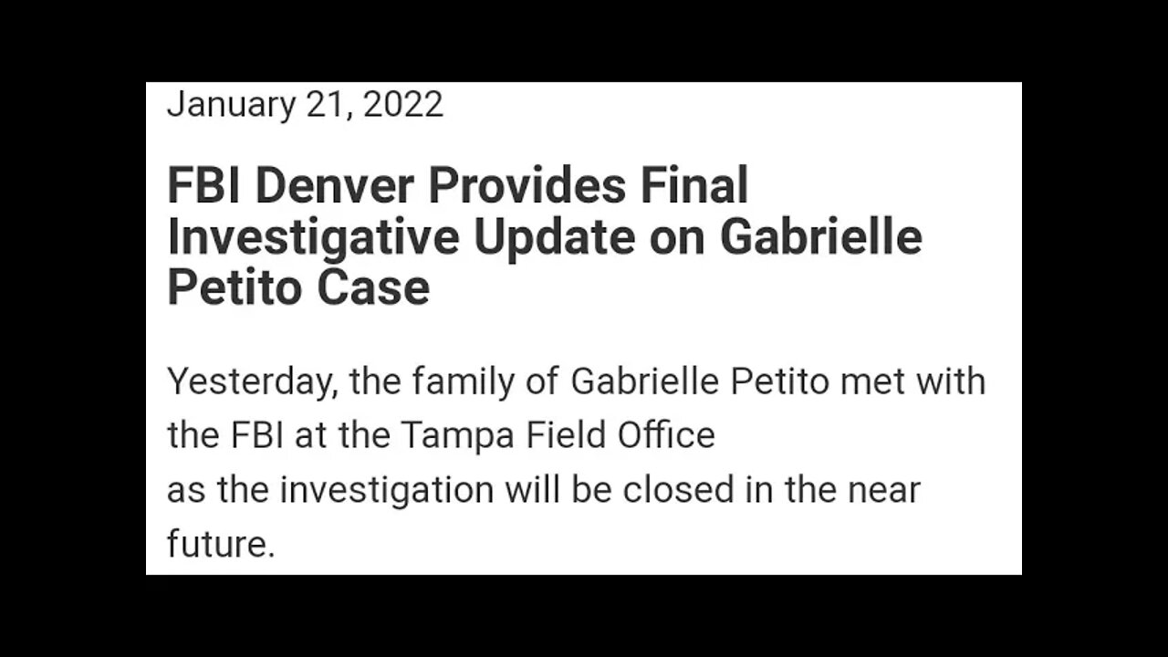 REACTION To the FBI Closing Brian Laundrie case| "Let it be" if you disagree