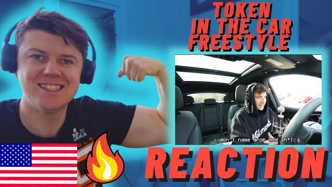 Token - In The Car Freestyle - MGK DISS?? - IRISH REACTION