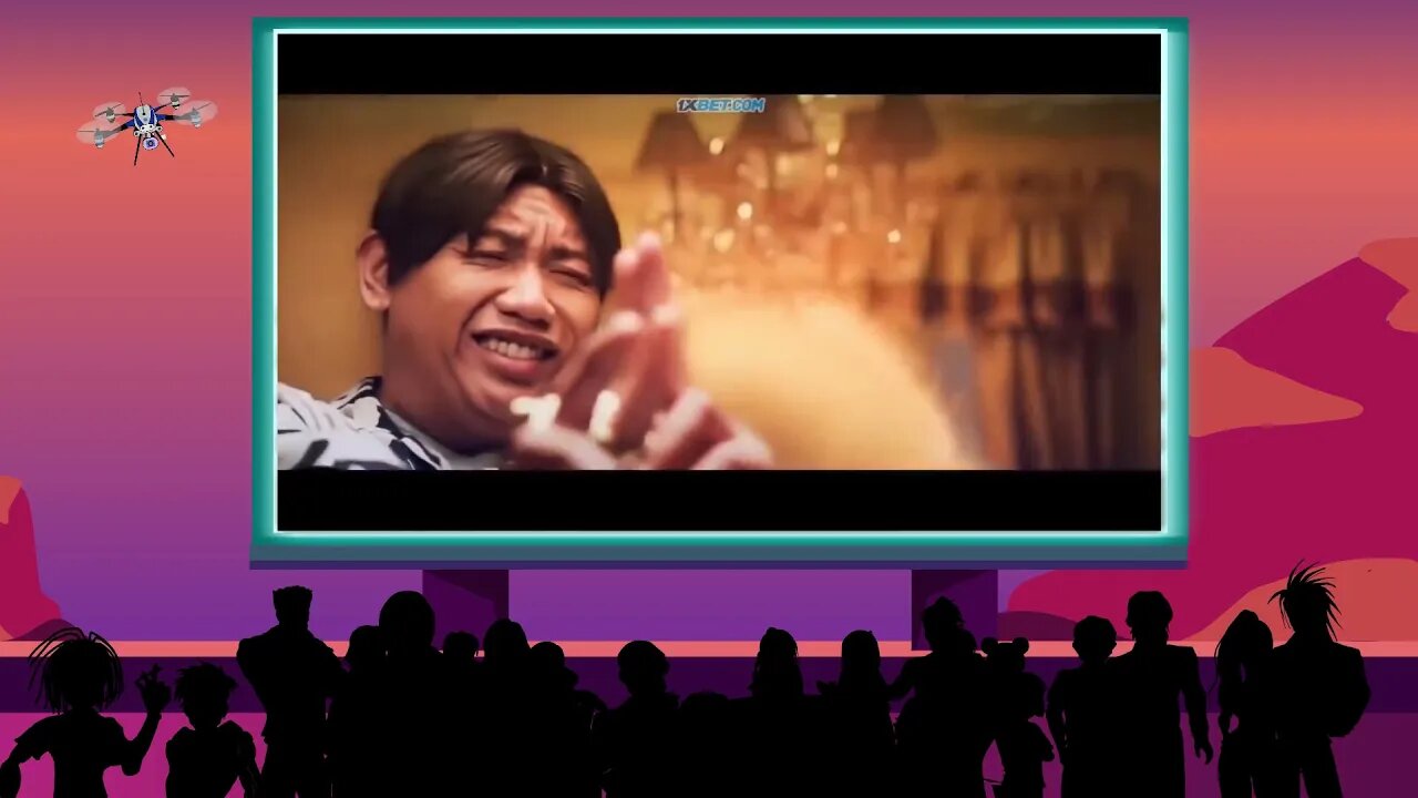 A galera assistindo o filme dos 3 Miranhas