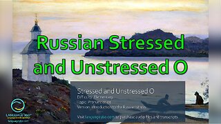 Russian Stressed and Unstressed O