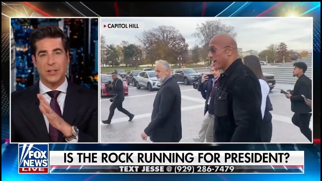 Watters: Is The Rock Running For President?