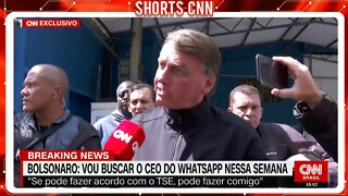 Bolsonaro diz à CNN que governo marcará reunião com representante do WhatsApp #shortscnn