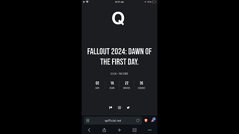 Q Clock : Fallout 2024