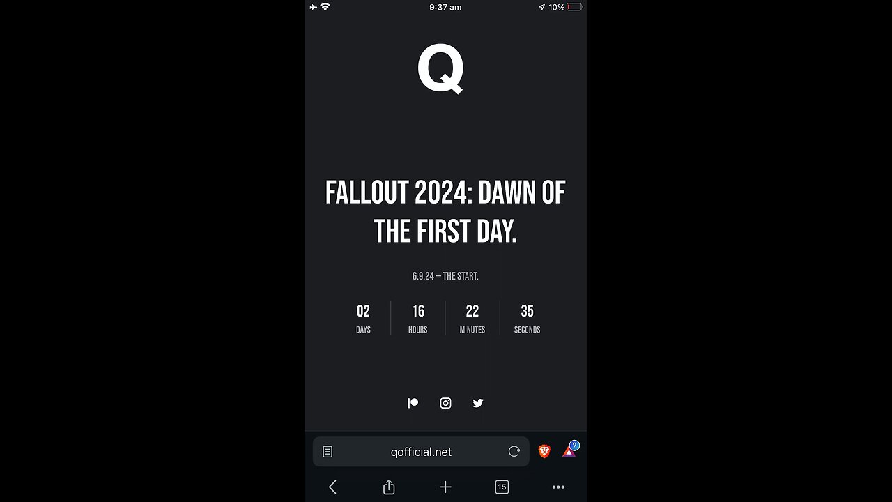 Q Clock : Fallout 2024