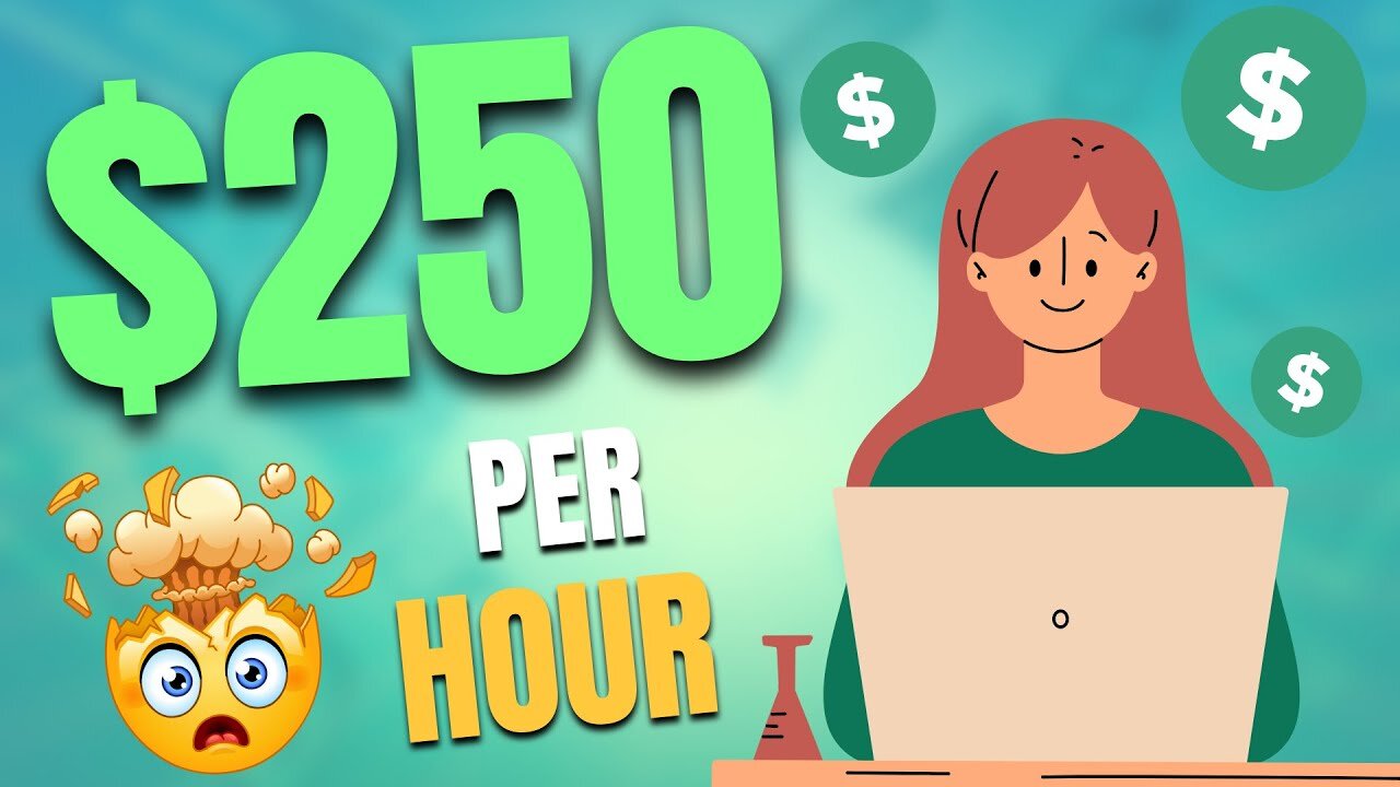 Get Paid $250 Per Hour Just By TYPING! | Make Money Online 2024