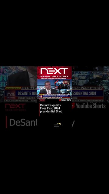 DeSantis quietly Fires First 2024 presidential Shot #shorts