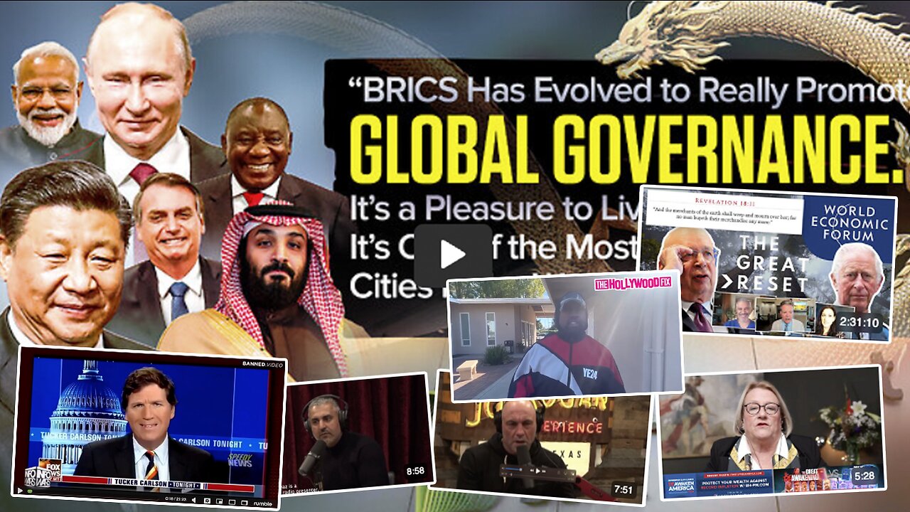 CBDC | Tucker Carlson, Joe Rogan, Ye (Kanye West), Robert Kiyosaki, Catherine Austin Fitts & Yuval Noah Harari Explain the CBDC-COVID-19-Vaccine-Passport-BRICS-Controlled-Social-Credit-Score-System