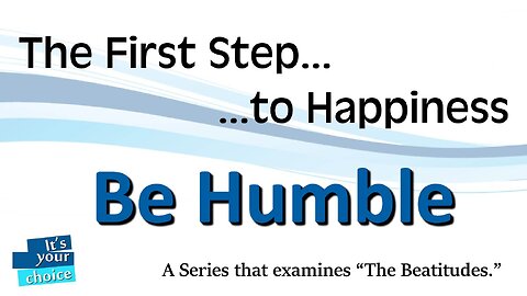 Freedom River Church - Sunday Live Stream - The First Step To Happiness