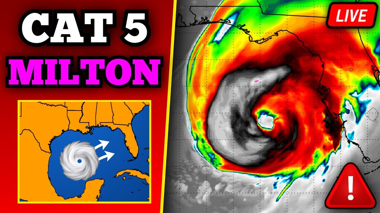 🚨 UPDATE 🚨 Hurricane Milton is Going CAT 5!...