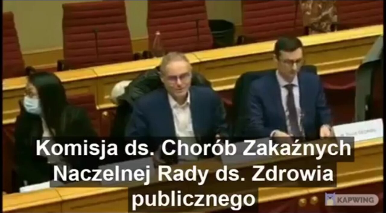 FRANCJA Wystąpienie byłego przewodniczącego d/s szczepień.