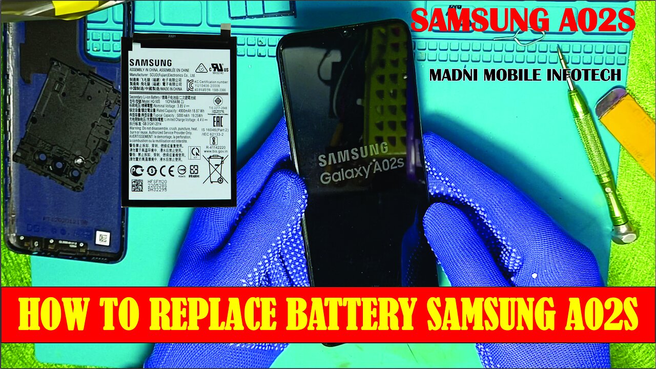 how to replace battery Samsung a02s