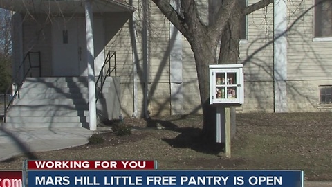 Mars hill 'little free pantry' opens Christmas weekend