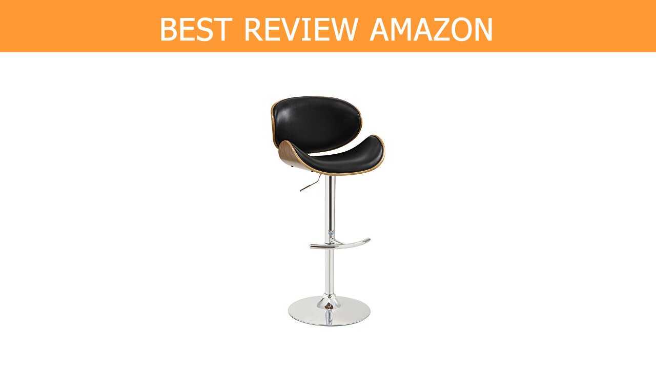 Armen Living LCNABABLKWA Barstool Leather Review