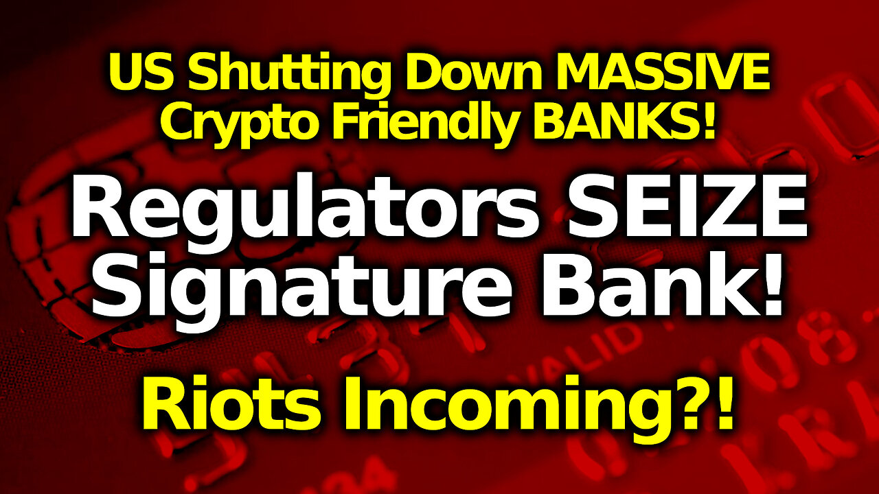 Government SEIZES Another HUGE $110B Bank! War On Crypto? Will Major Riots Ensue?