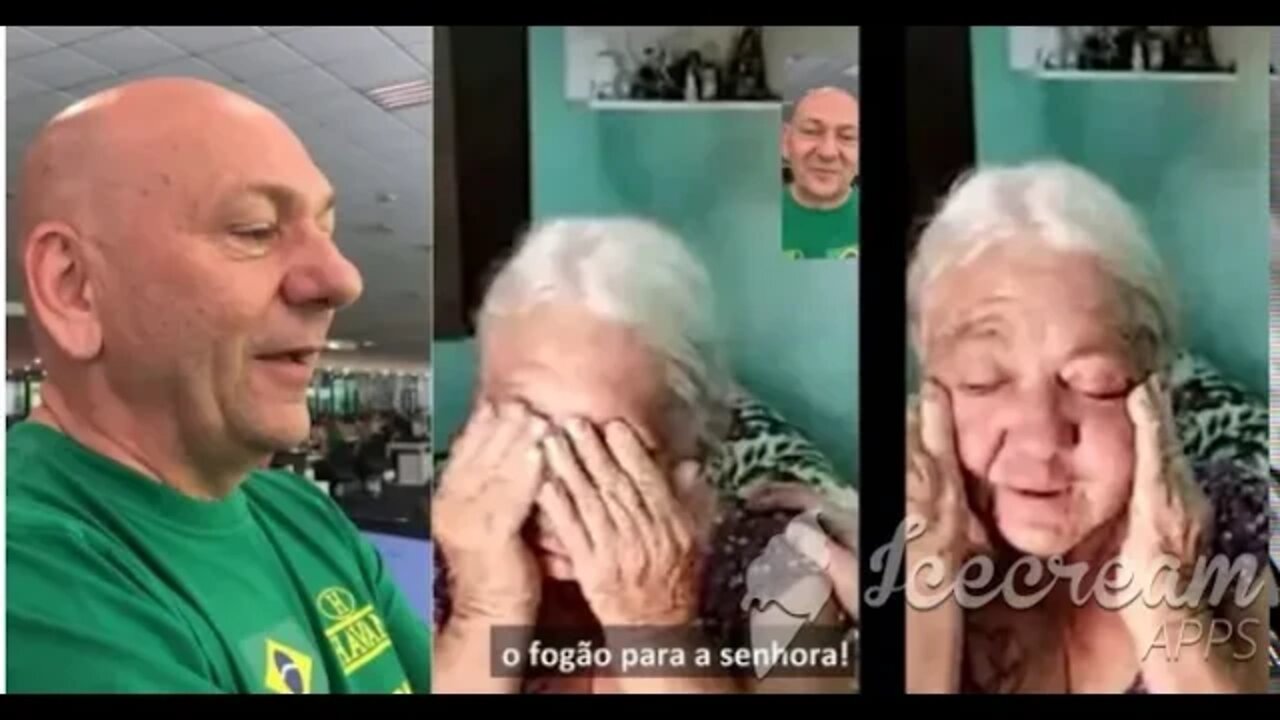 Dona Zelinda se emociona ao comprar fogão para amiga e ganha "presentão" de Hang