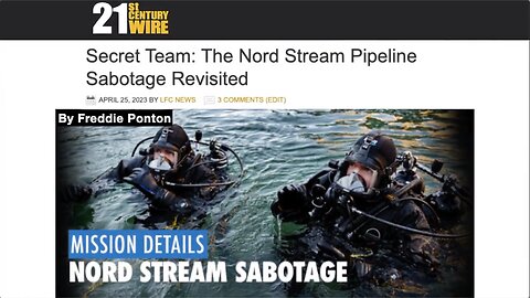 UK Column News - April 28, 2023 - The Nord Stream Pipeline Sabotage Revisited