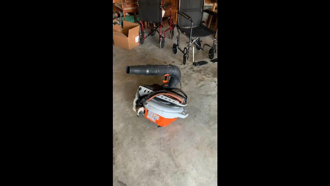 Stijl BR 800x blower idle strength, just FOR FUN