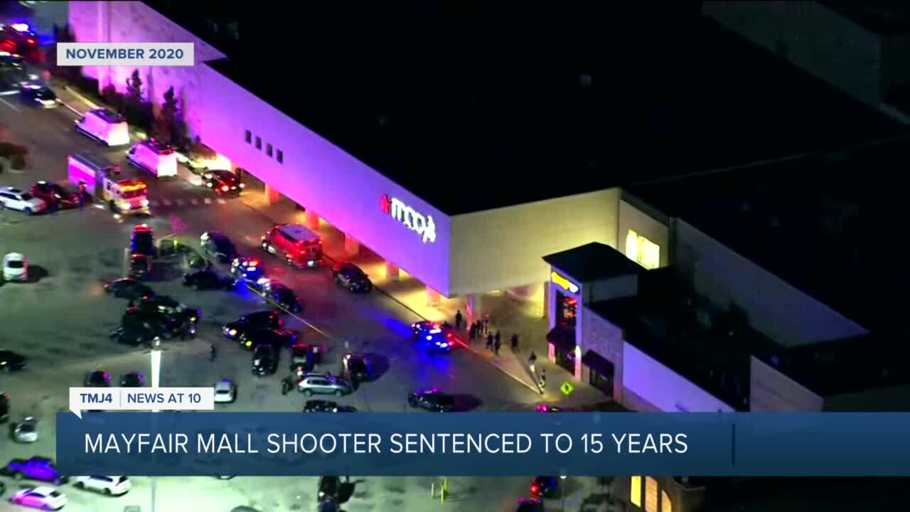 Mayfair Mall shooter sentenced to 15 years