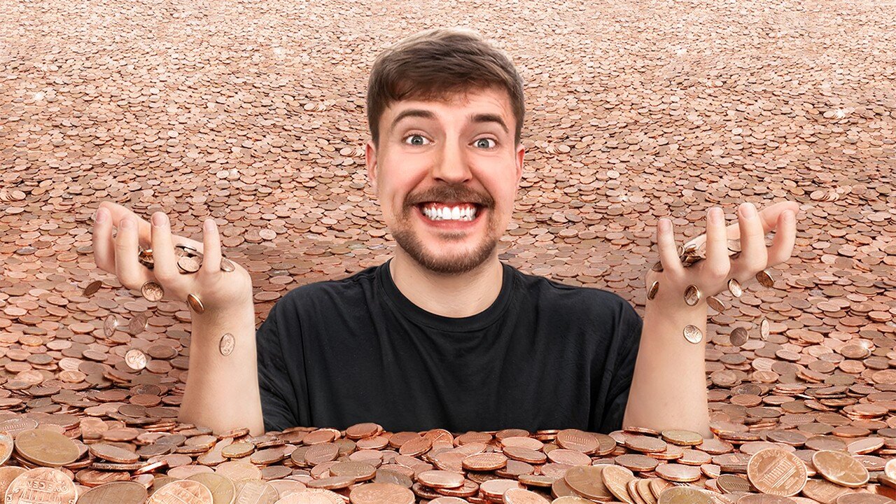 I Put Millions Of Pennies In My Friends Backyard || MrBeast || Rumble