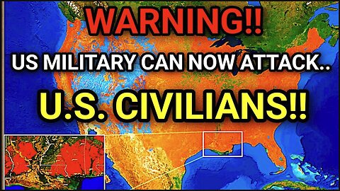 BREAKING! Military Authorized To Target American Citizens!