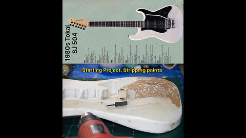 1980s Japanese Tokai SJ-504 Restoration. (Part 1)