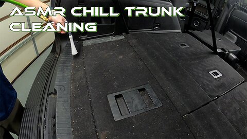 Very Chill Deep Cleaning of the Carpet in the Trunk of a Ford Expedition
