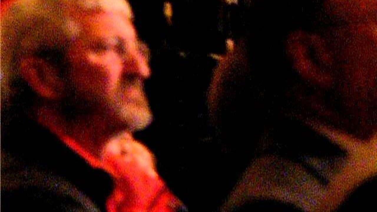 Just before the start of Scott Brown's speech at Mechanics Hall 1-19-12