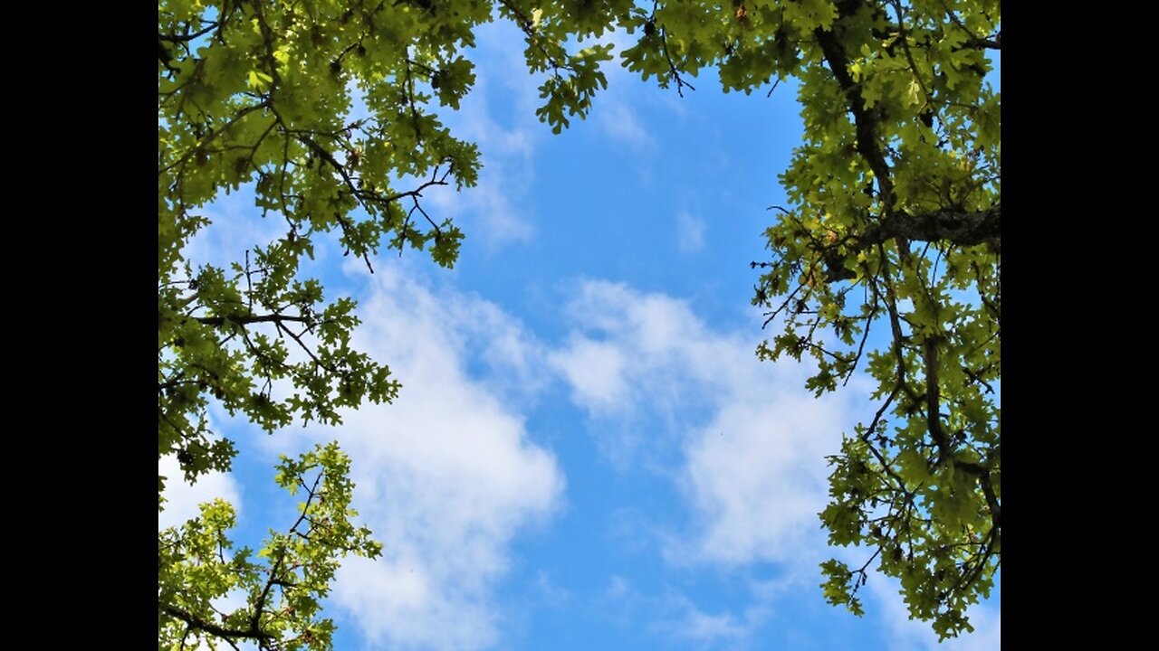 Beautiful blue sky with few clouds #Nepal village