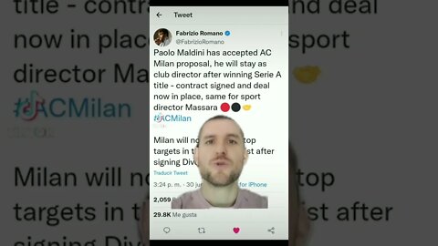 El Milan renueva a Maldini ✔️