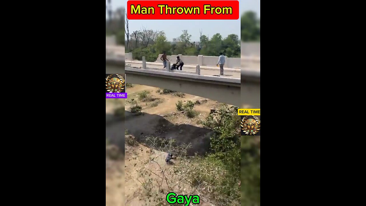 Man Thrown From The Bridge During Fight In Doiwala, India