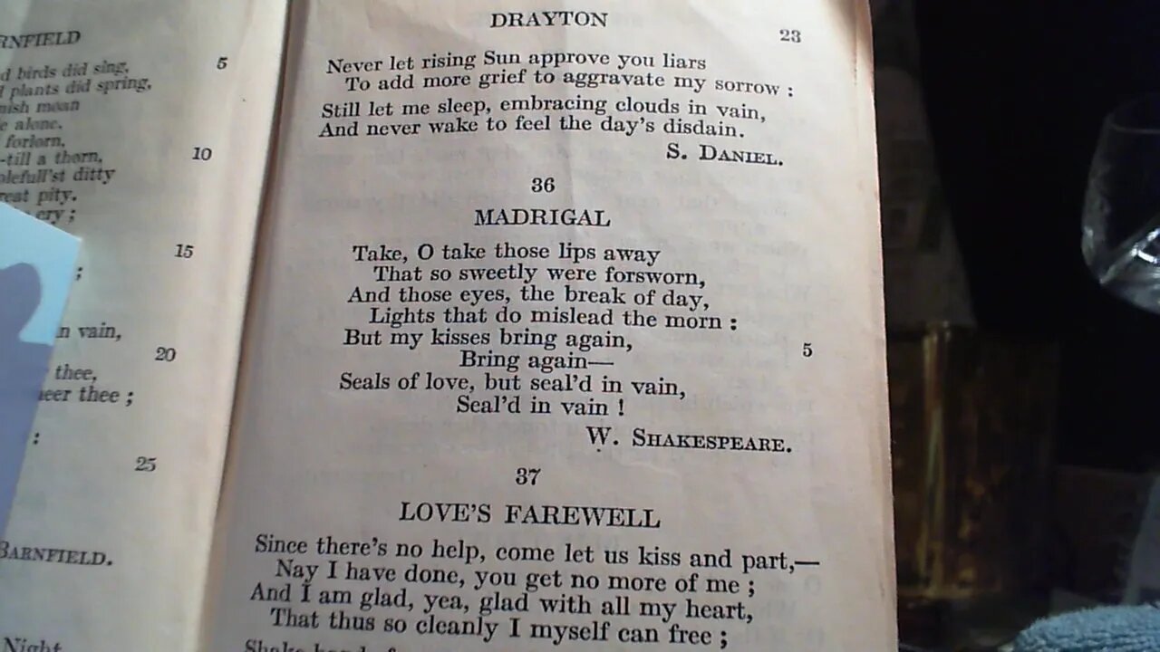 Madrigal - W. Shakespeare