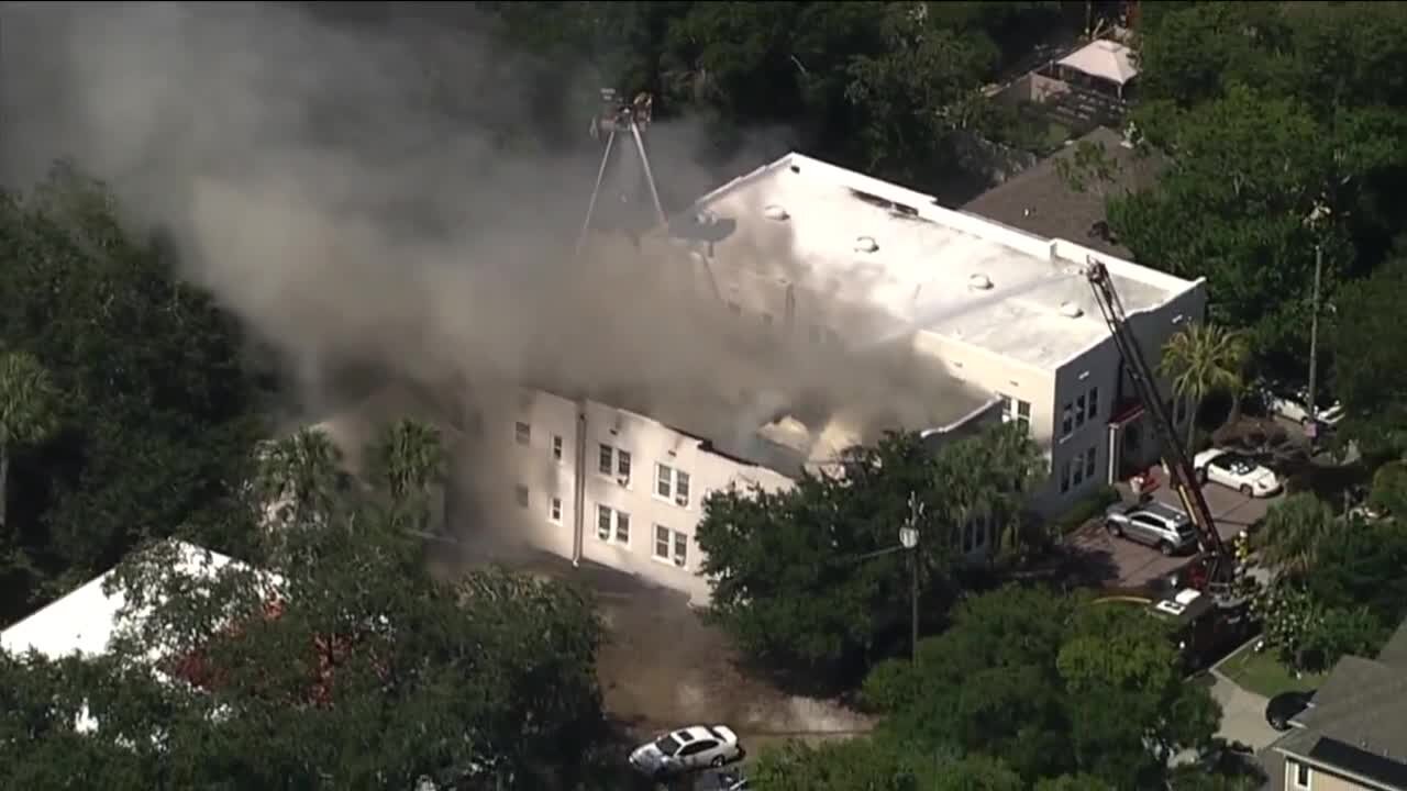 Bayshore district apartment complex damaged by 2-alarm fire