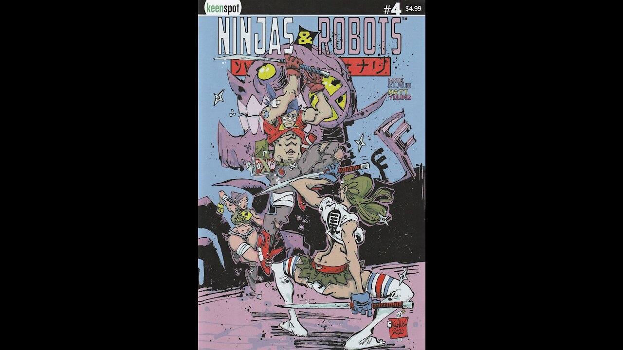 Ninjas & Robots -- Issue 4 (2020, Keenspot) Review