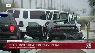 Multiple injured after crash in Avondale near 107th Ave and Roosevelt