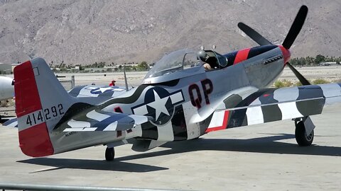 P 51 ENGINE STARTING